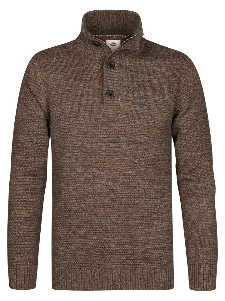 Petrol Industries - Heren Trui - M-3060-KWC270 - 7158 Saddle Brown