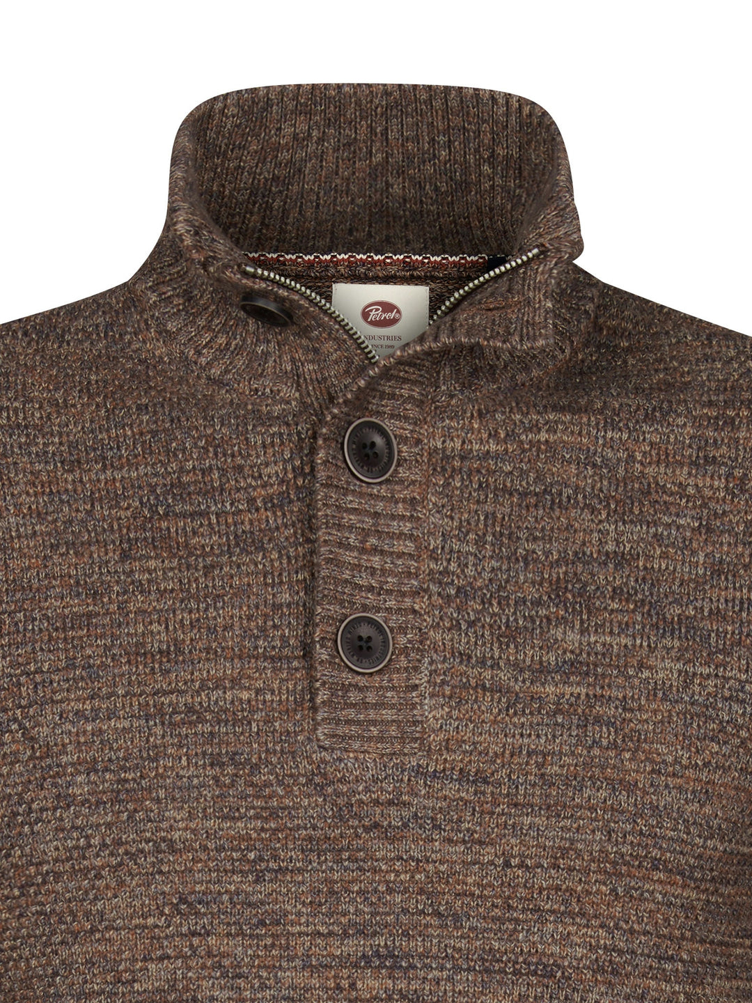 Petrol Industries - Heren Trui - M-3060-KWC270 - 7158 Saddle Brown