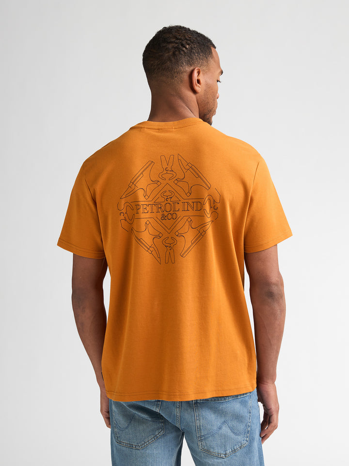 Petrol Industries - Heren Shirt - M-3060-TSR618 - 2128 Rusted Amber