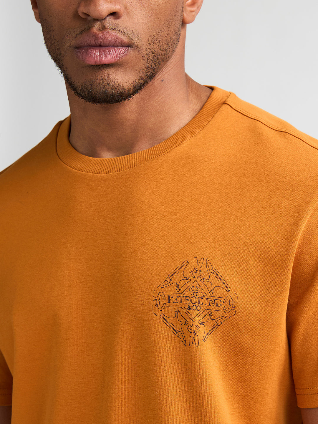 Petrol Industries - Heren Shirt - M-3060-TSR618 - 2128 Rusted Amber
