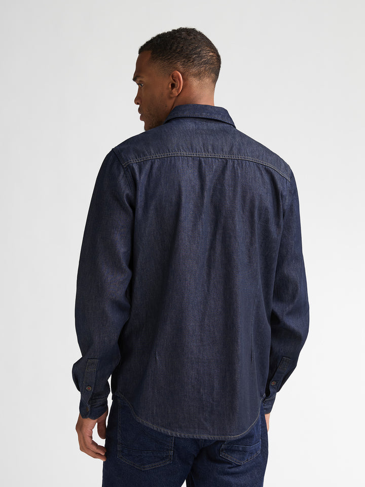Petrol Industries - Heren Overshirt - M-3060-SIL414  - 5079 Dark Indigo
