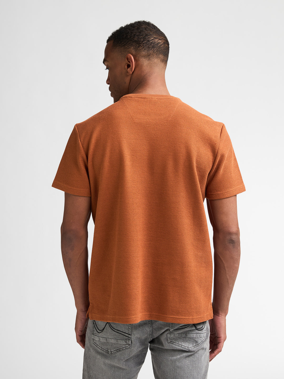 Petrol Industries - Heren Shirt - M-3060-TSR608 - 2127 Copper Orange