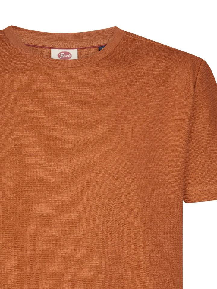 Petrol Industries - Heren Shirt - M-3060-TSR608 - 2127 Copper Orange