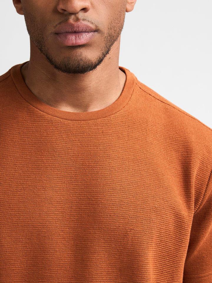 Petrol Industries - Heren Shirt - M-3060-TSR608 - 2127 Copper Orange