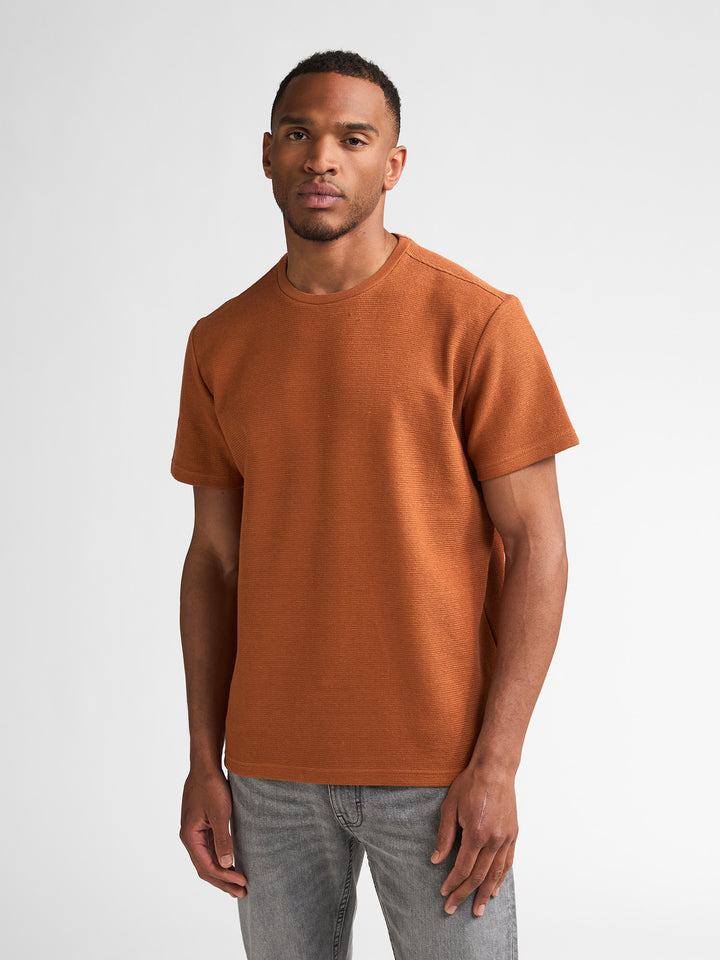 Petrol Industries - Heren Shirt - M-3060-TSR608 - 2127 Copper Orange