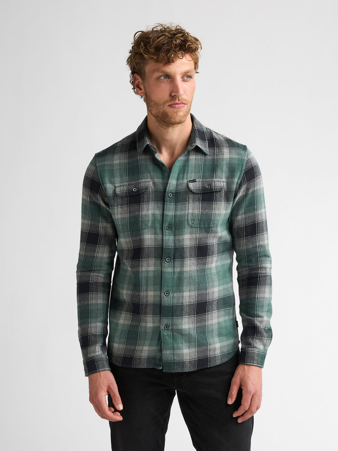 Petrol Industries - Heren Overshirt - M-3060-SIL417  - 6186 Teal Green