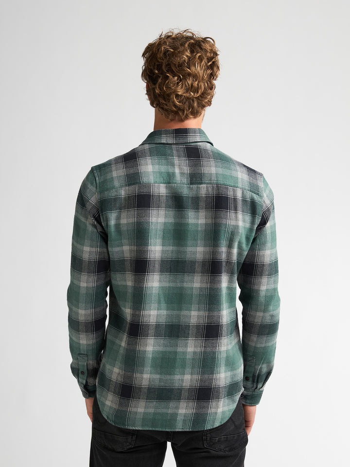 Petrol Industries - Heren Overshirt - M-3060-SIL417  - 6186 Teal Green