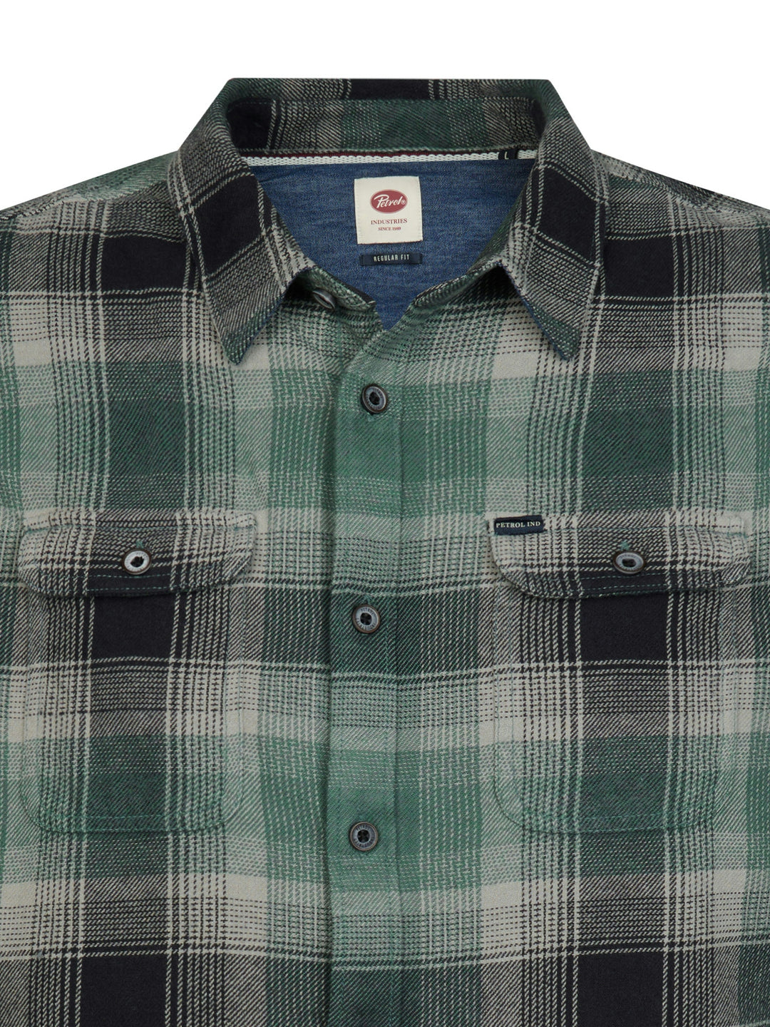 Petrol Industries - Heren Overshirt - M-3060-SIL417  - 6186 Teal Green