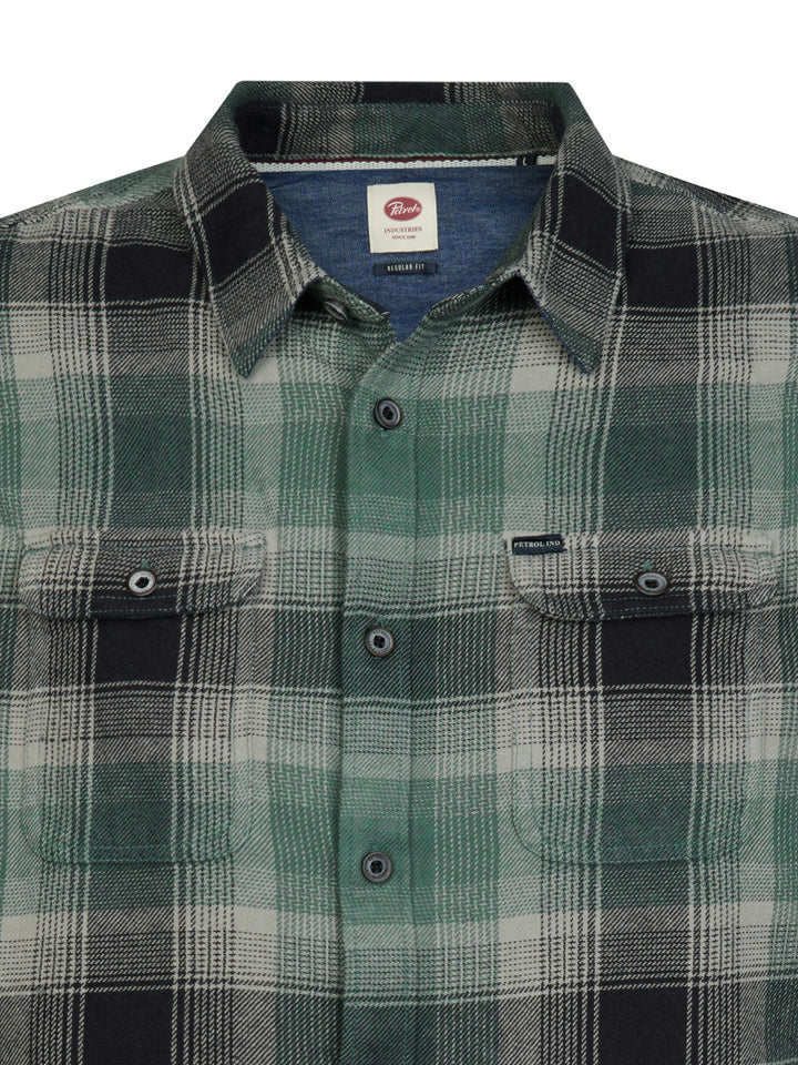 Petrol Industries - Heren Overshirt - M-3060-SIL417  - 6186 Teal Green