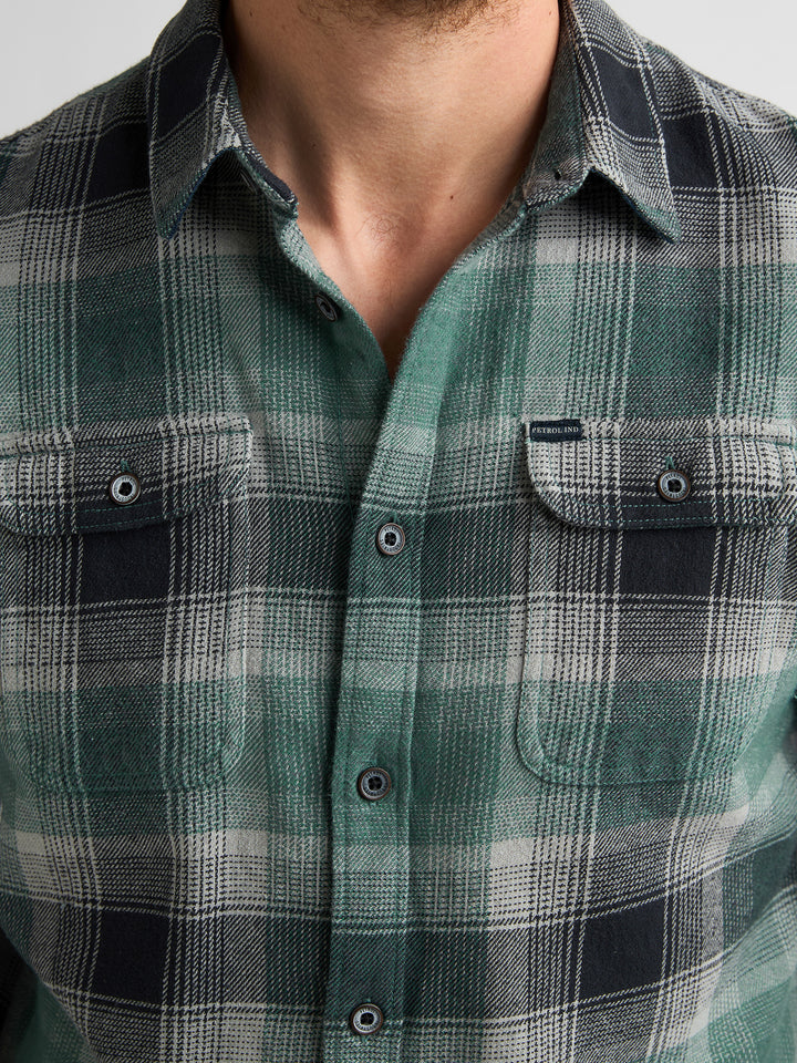 Petrol Industries - Heren Overshirt - M-3060-SIL417  - 6186 Teal Green