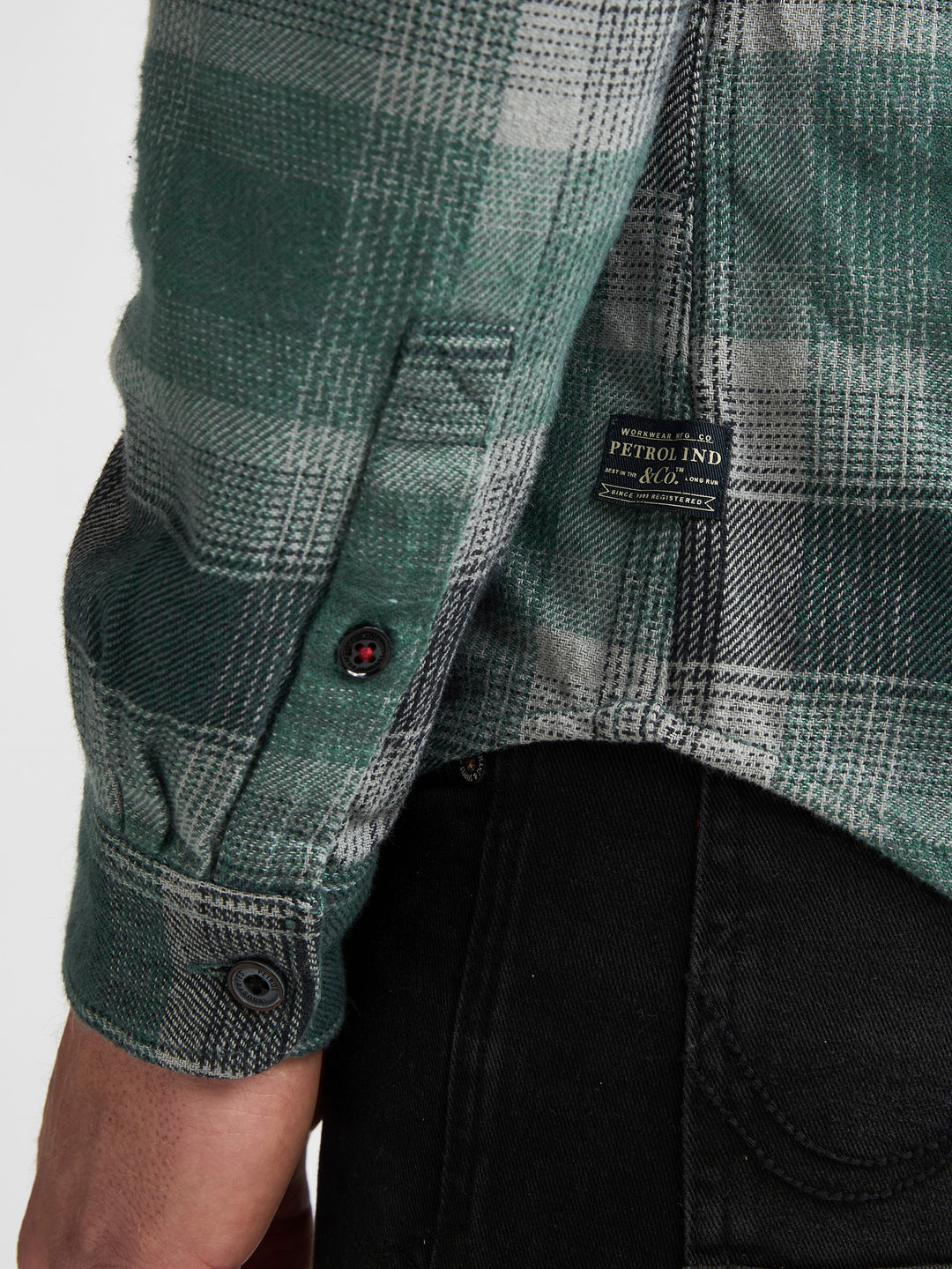 Petrol Industries - Heren Overshirt - M-3060-SIL417  - 6186 Teal Green