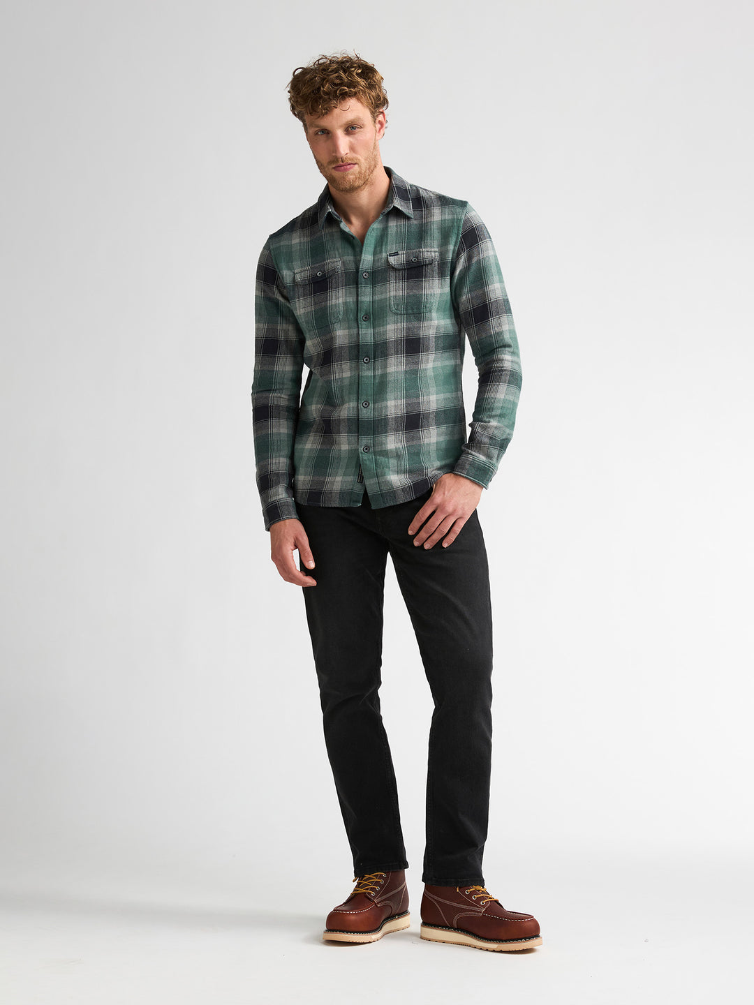 Petrol Industries - Heren Overshirt - M-3060-SIL417  - 6186 Teal Green