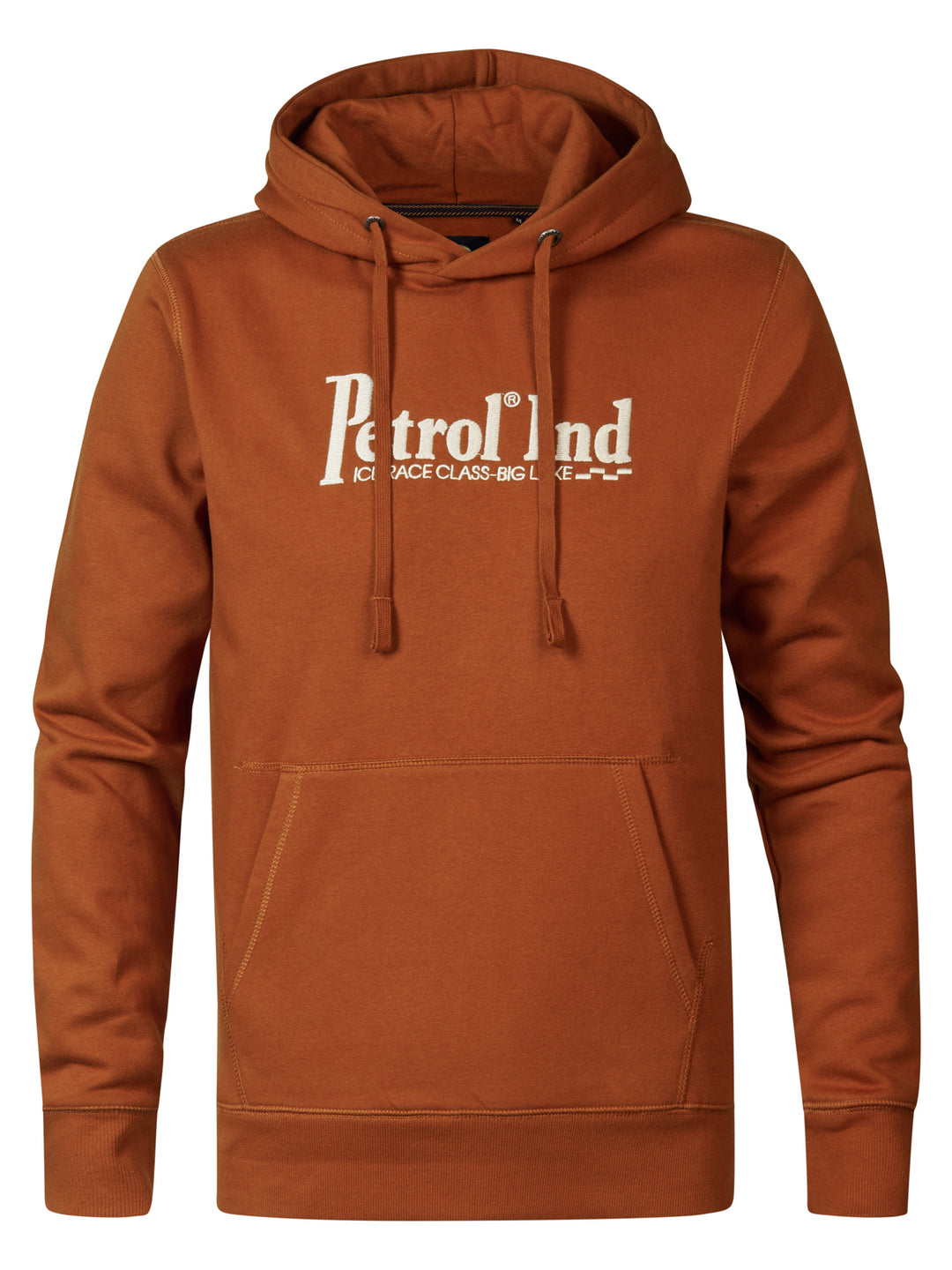 Petrol - Heren Hoodie - M-3040-SWH353 - 2123 Dark Caramel
