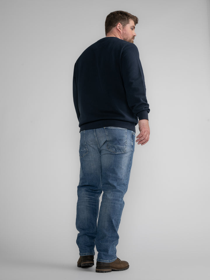 Petrol - Heren Sweater - M-3040-SWR3320 - 5120 Sky Captain