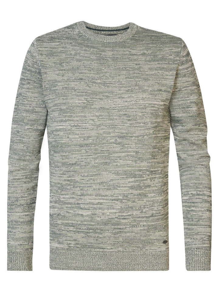 Petrol - Heren Trui- M-3040-KWR240 - 6165 Dark Sage