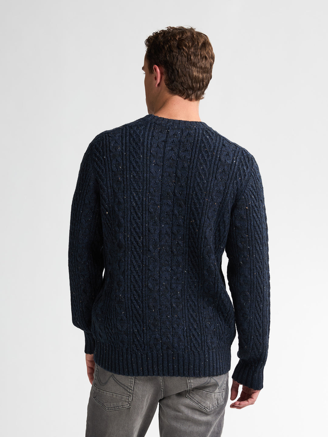 Petrol - Heren Trui- M-3050-KWR247 - 5090 Deep Capri