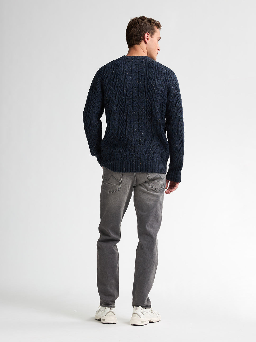 Petrol - Heren Trui- M-3050-KWR247 - 5090 Deep Capri