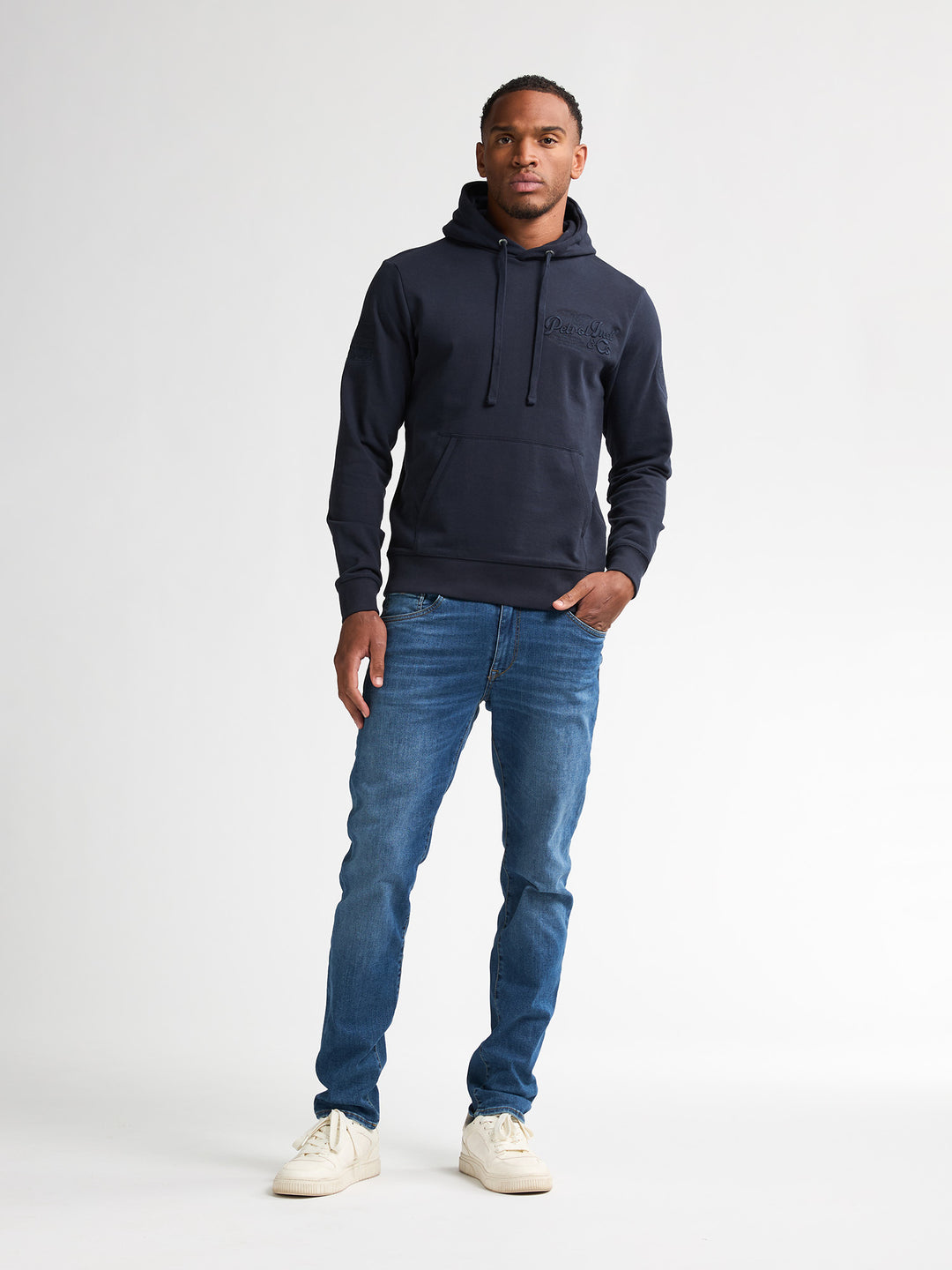 Petrol - Heren Hoodie - M-3050-SWH366 - 5092 Royal Navy