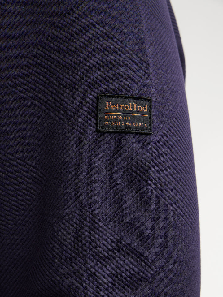 Petrol - Heren Sweater  - M-3050-SWR3100 - 5092 Royal Navy
