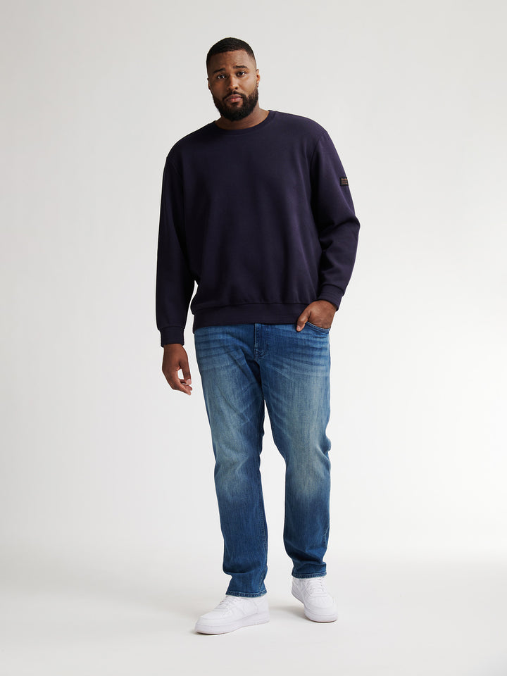 Petrol - Heren Sweater  - M-3050-SWR3100 - 5092 Royal Navy