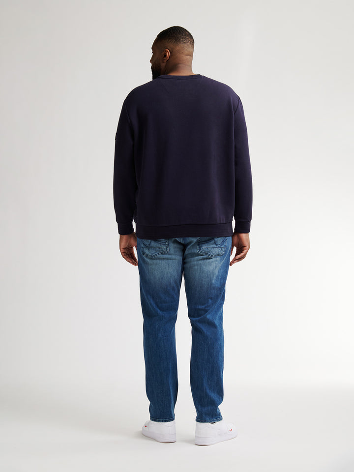 Petrol - Heren Sweater  - M-3050-SWR3100 - 5092 Royal Navy
