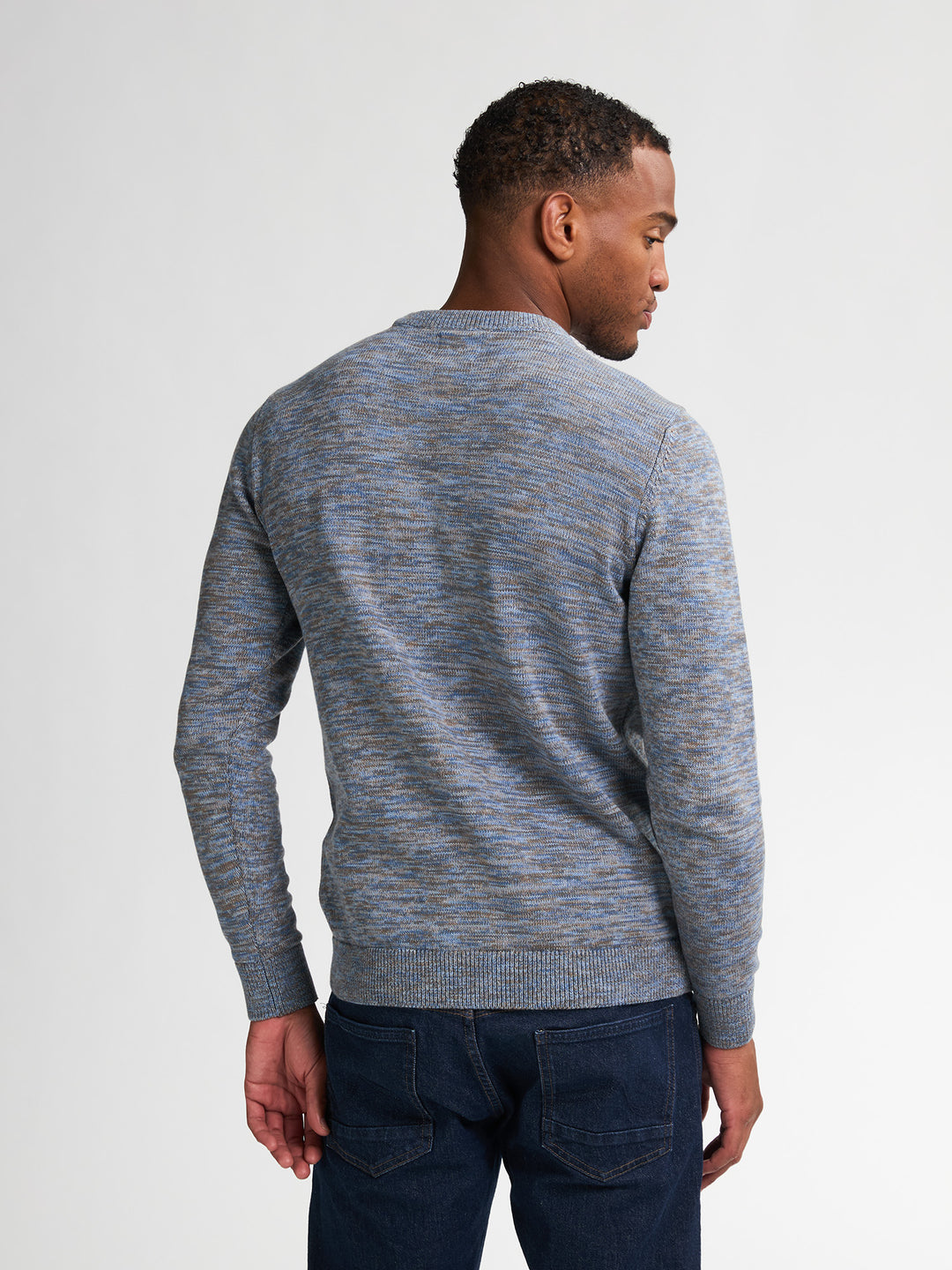 Petrol - Heren Trui- M-3050-KWR240 - 5190 Indie Blue