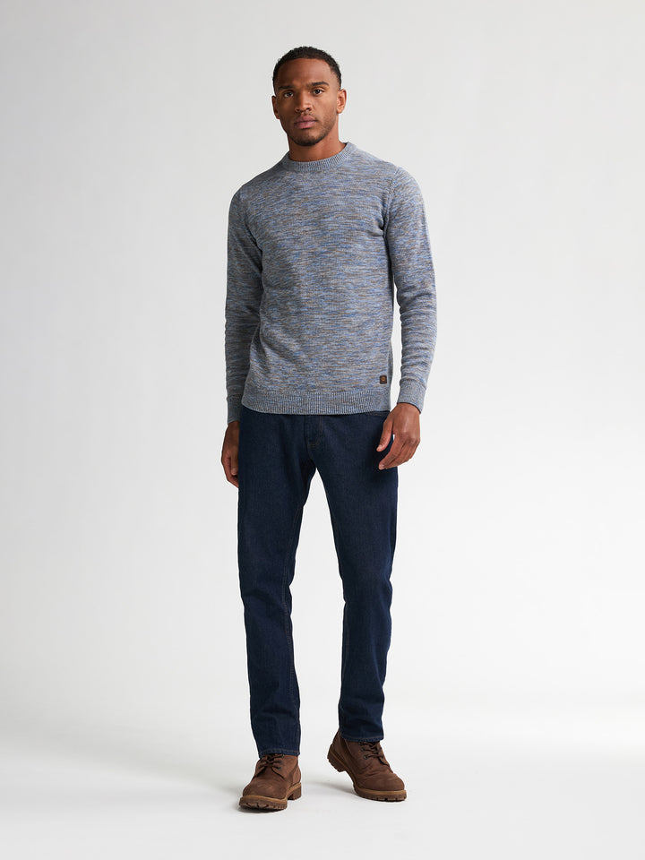 Petrol - Heren Trui- M-3050-KWR240 - 5190 Indie Blue