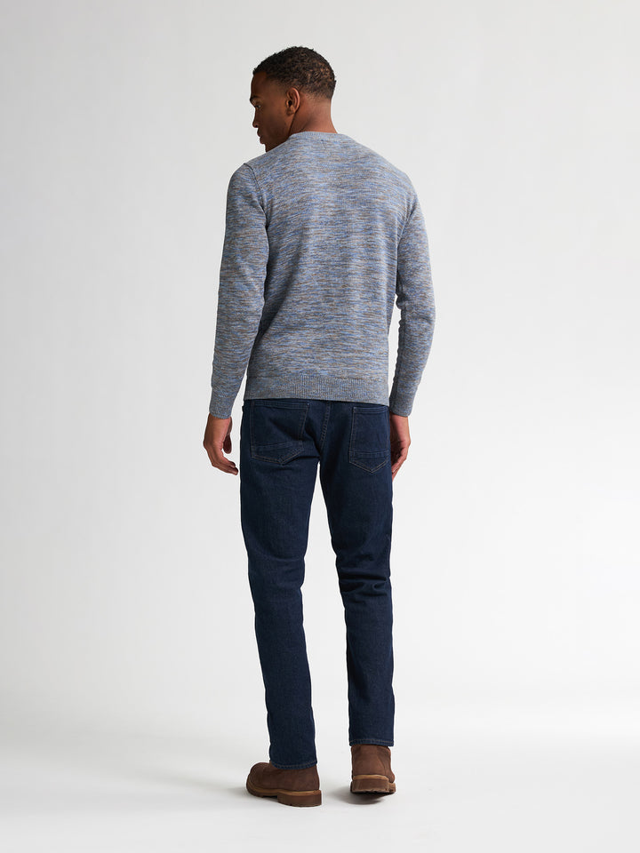 Petrol - Heren Trui- M-3050-KWR240 - 5190 Indie Blue