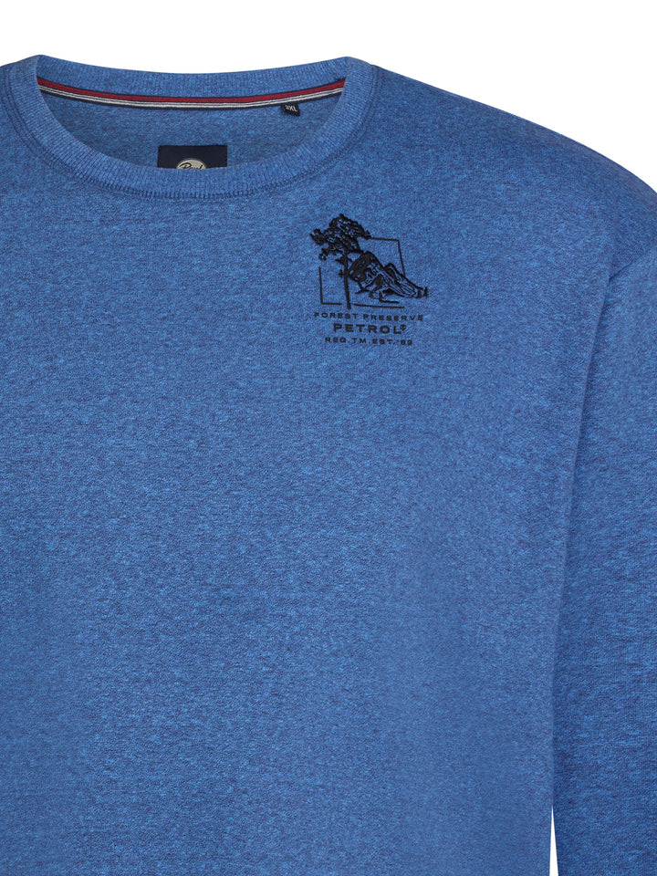 Petrol - Heren Sweater  - M-3050-SWR3090  - 5190 Indie Blue