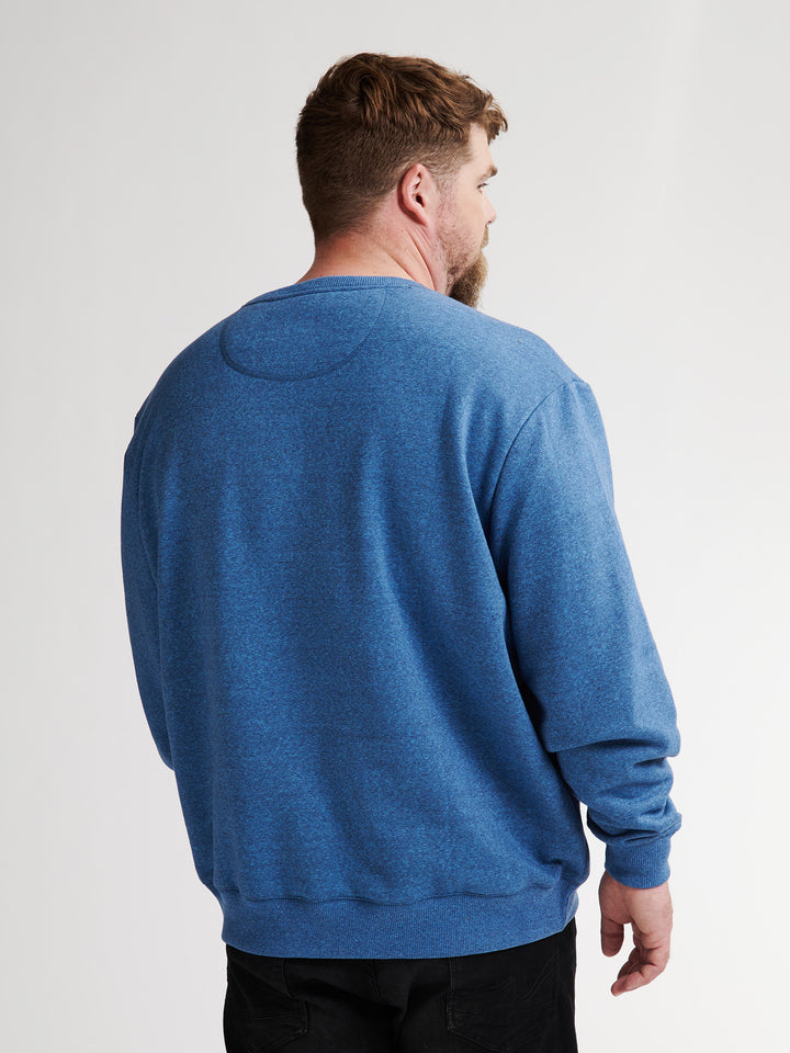 Petrol - Heren Sweater  - M-3050-SWR3090  - 5190 Indie Blue