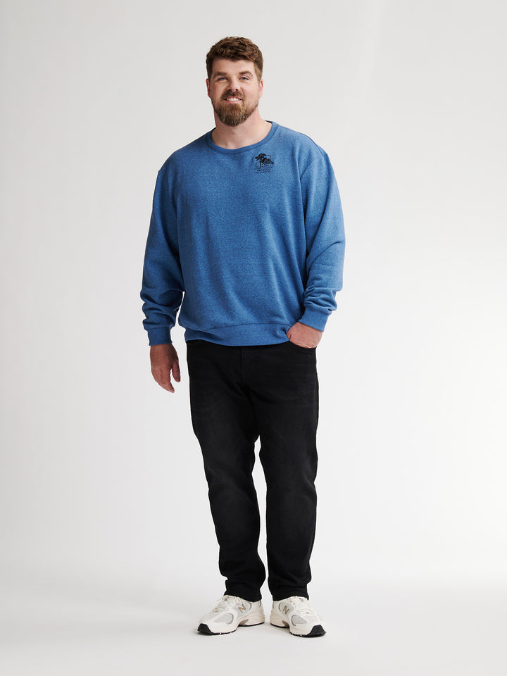 Petrol - Heren Sweater  - M-3050-SWR3090  - 5190 Indie Blue