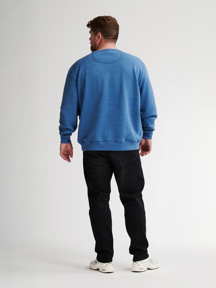 Petrol - Heren Sweater  - M-3050-SWR3090  - 5190 Indie Blue