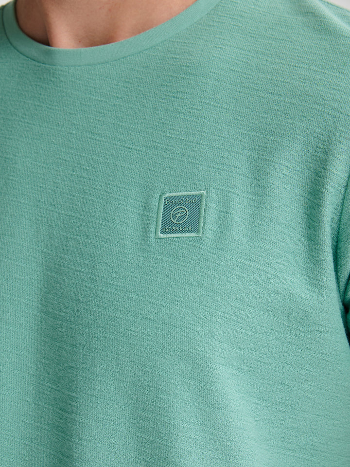 Petrol - Heren T-shirt- M-3050-TSR608 - 5191 Pale Aqua