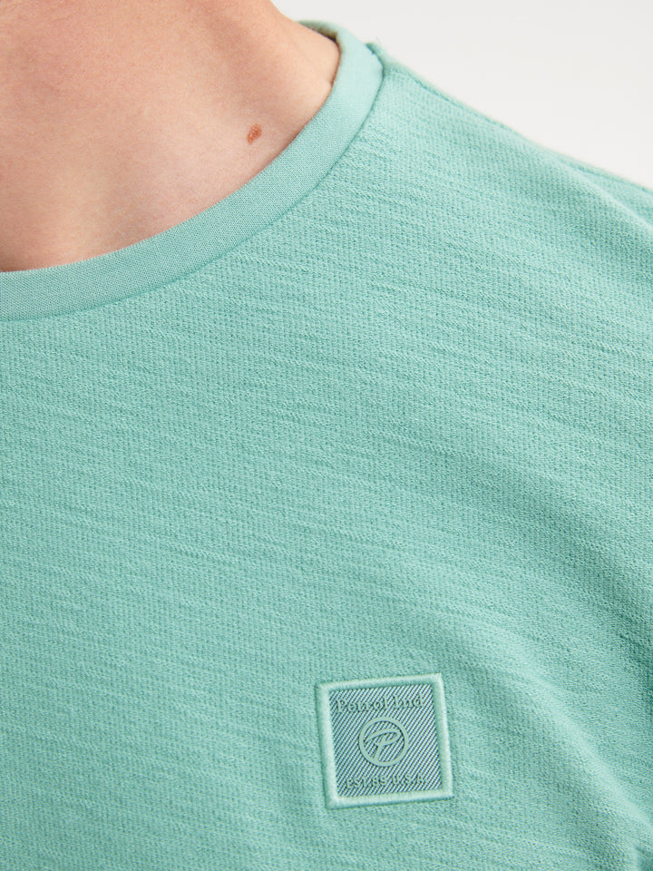 Petrol - Heren T-shirt- M-3050-TSR608 - 5191 Pale Aqua