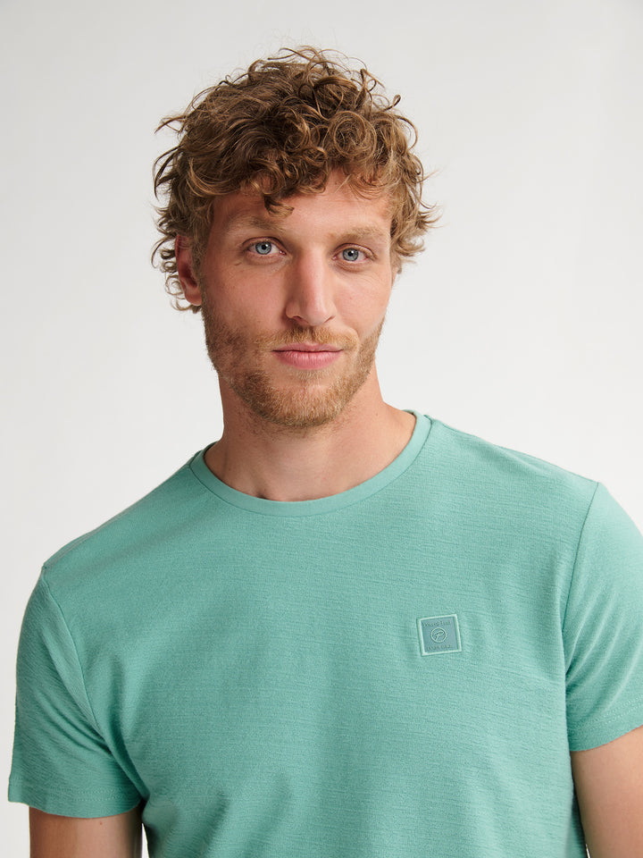 Petrol - Heren T-shirt- M-3050-TSR608 - 5191 Pale Aqua