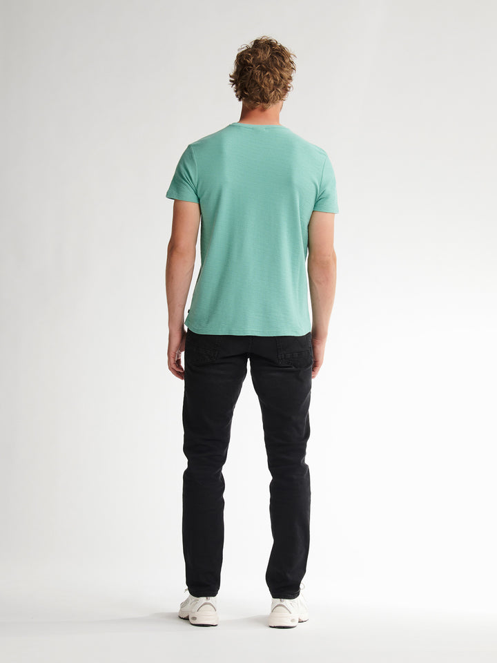 Petrol - Heren T-shirt- M-3050-TSR608 - 5191 Pale Aqua
