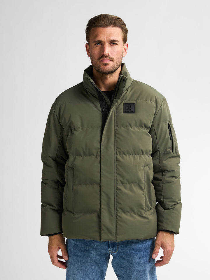 Petrol - Heren Jas - M-3050-JAC110 - 6088 Army Green