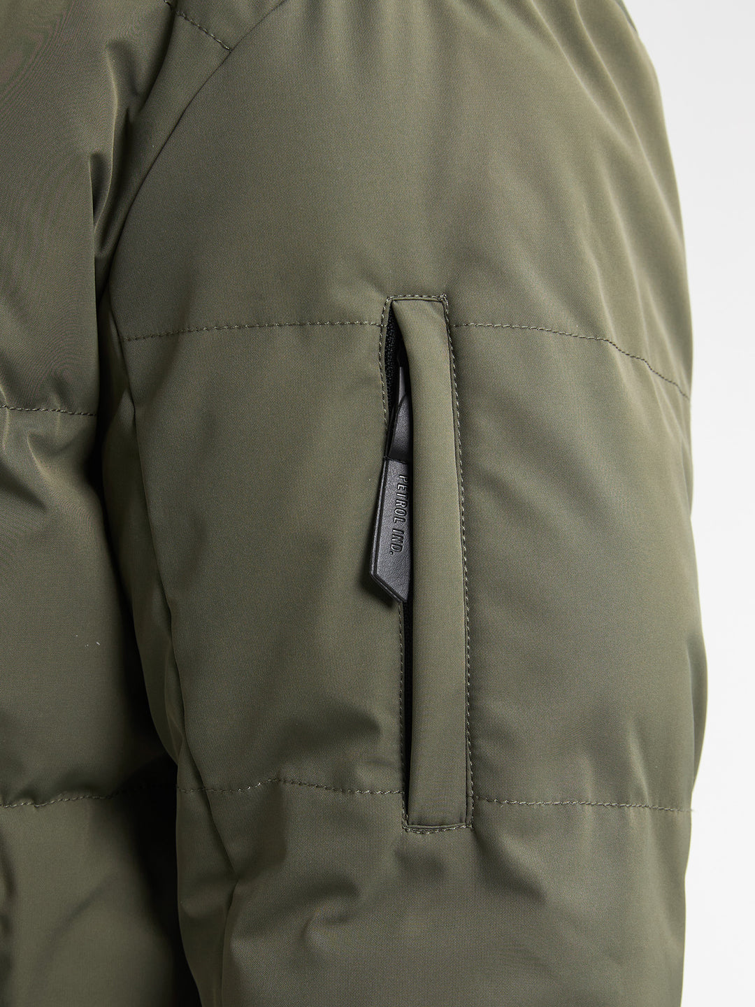 Petrol - Heren Jas - M-3050-JAC110 - 6088 Army Green