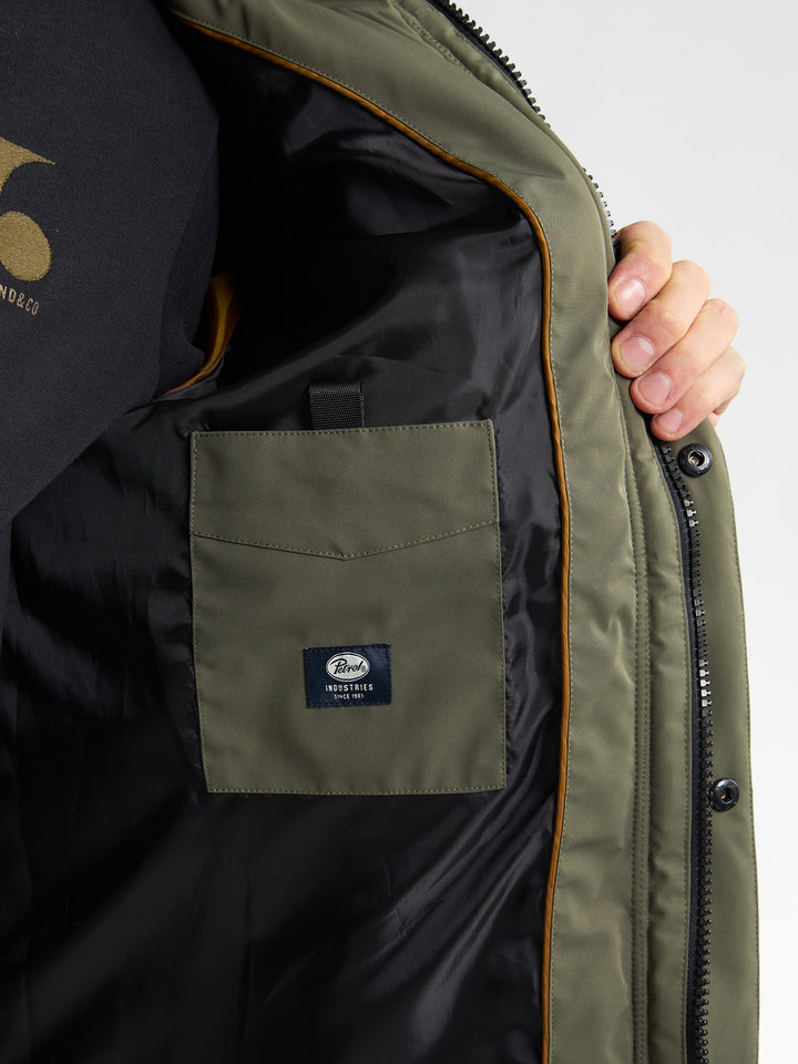 Petrol - Heren Jas - M-3050-JAC110 - 6088 Army Green