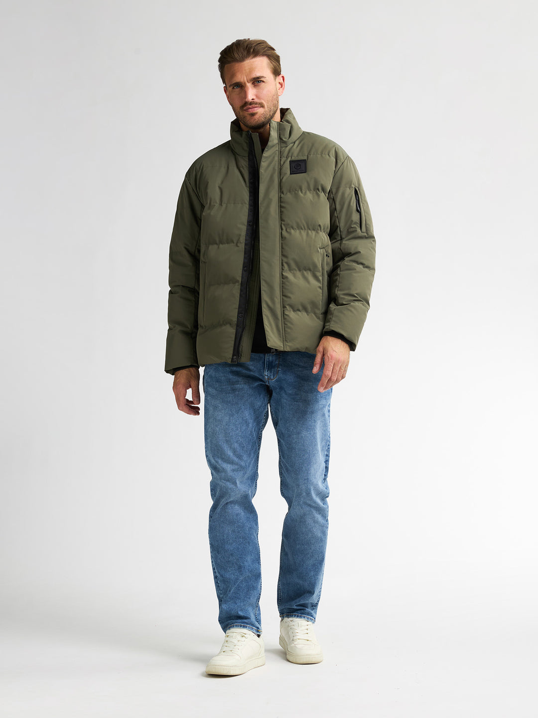 Petrol - Heren Jas - M-3050-JAC110 - 6088 Army Green