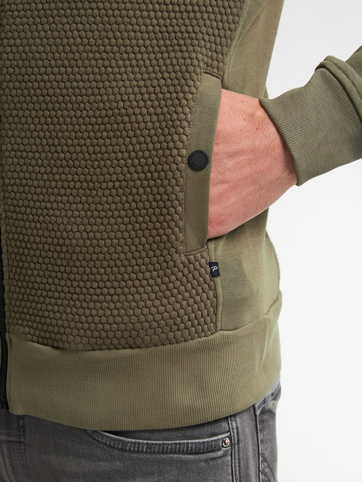 Petrol - Heren Vest - M-3050-SWC369 - 6174 Mossy Stone