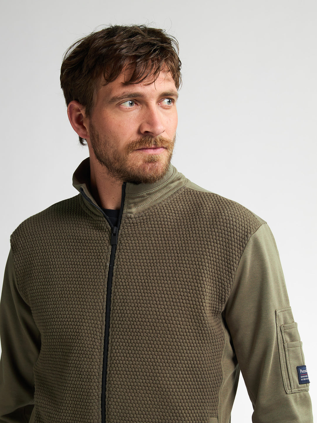 Petrol - Heren Vest - M-3050-SWC369 - 6174 Mossy Stone