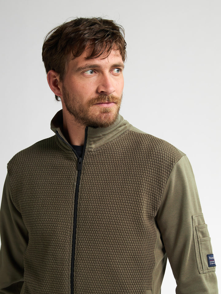 Petrol - Heren Vest - M-3050-SWC369 - 6174 Mossy Stone