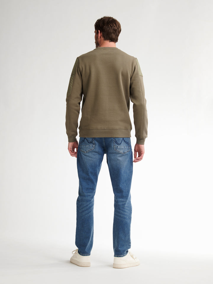 Petrol - Heren Trui- M-3050-SWR322 - 6174 Mossy Stone