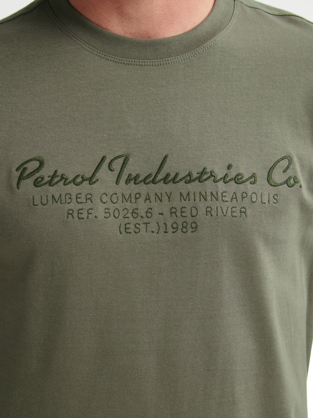 Petrol - Heren Longsleeve- M-3050-TLR604 - 6174 Mossy Stone