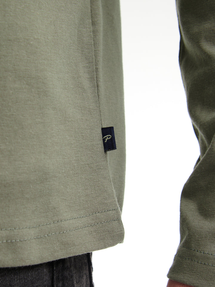 Petrol - Heren Longsleeve- M-3050-TLR604 - 6174 Mossy Stone