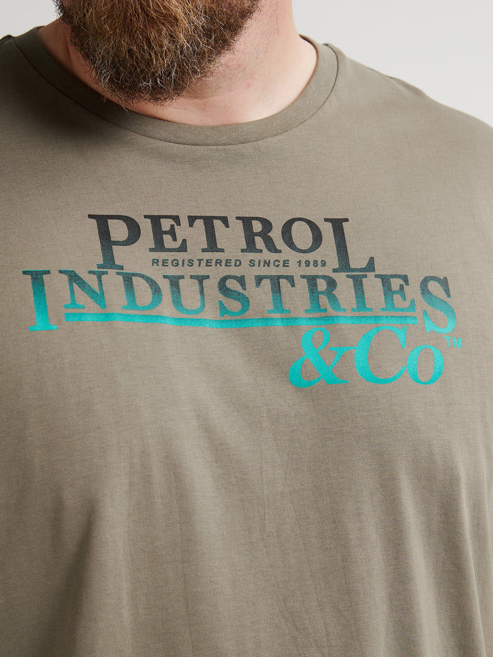Petrol - Heren Shirt- M-3050-TSR6020 - 6174 Mossy Stone