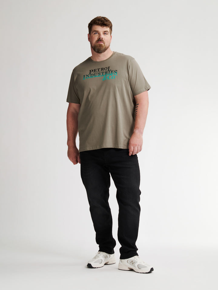 Petrol - Heren Shirt- M-3050-TSR6020 - 6174 Mossy Stone