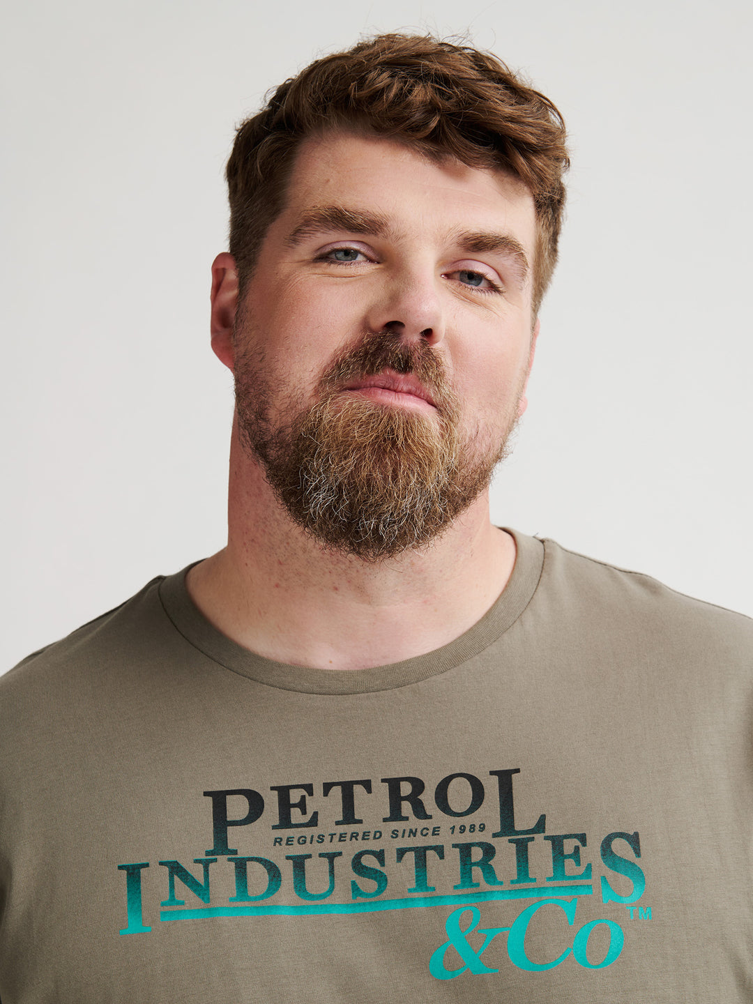 Petrol - Heren Shirt- M-3050-TSR6020 - 6174 Mossy Stone