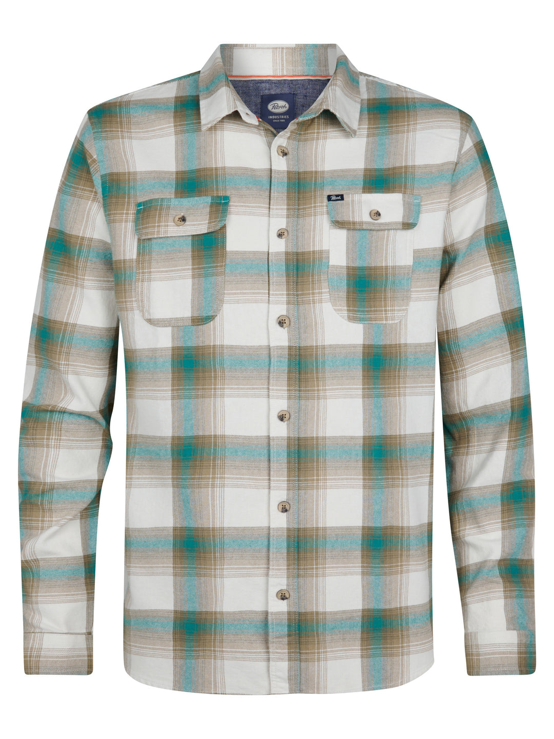 Petrol - Heren Overshirt - M-3050-SIL428 - 6176 Snooker Green
